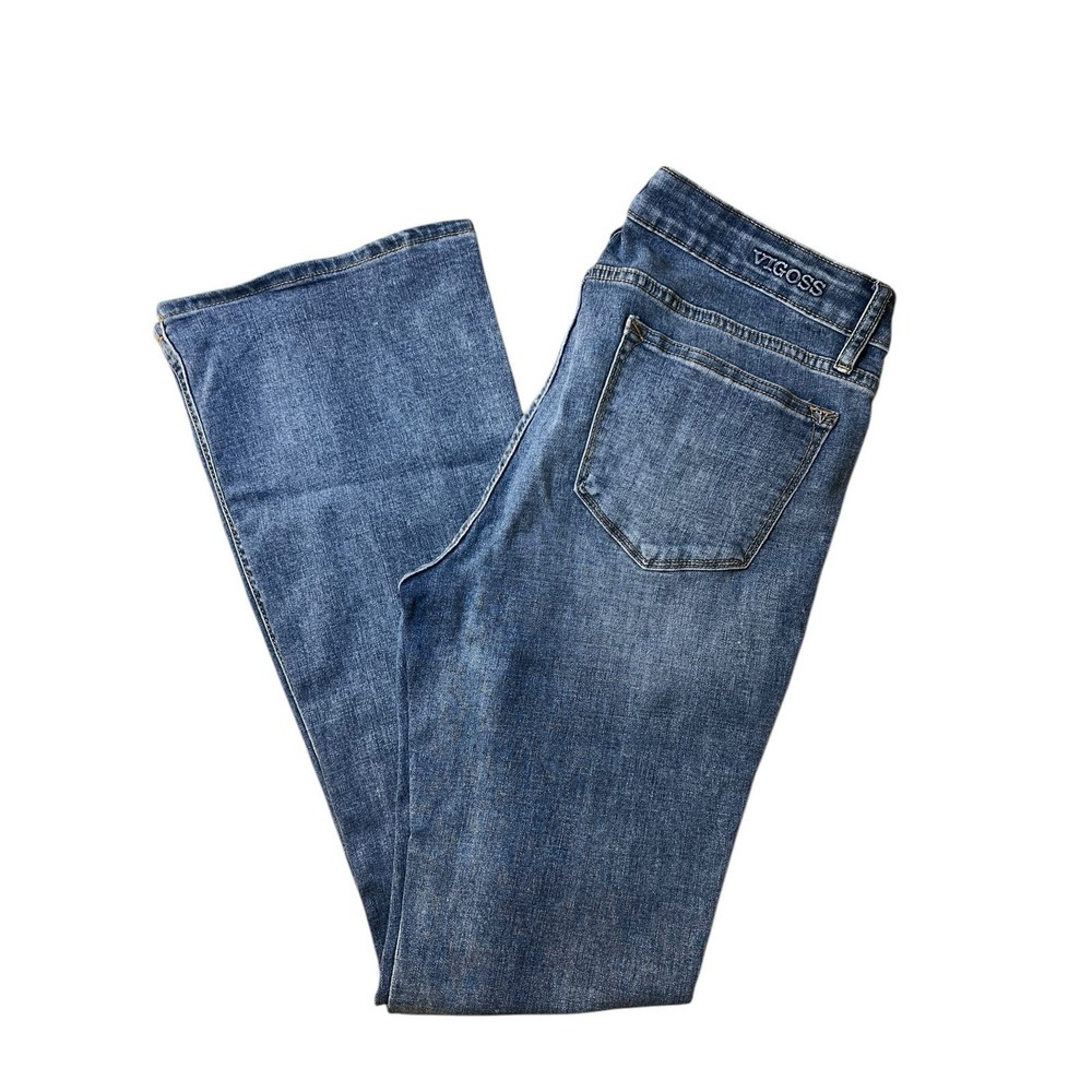 Vigoss Marley Boot Cut Size 28 Five Pocket Cotton Denim Blue Jeans Women's